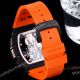 Swiss Copy Richard Mille RM66 Flying Tourbillon Rock Hand Orange Rubber Watch (8)_th.jpg